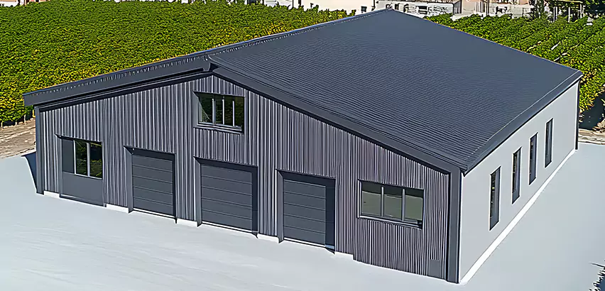 Corrugated Garage Roof Repair in Woodridge
