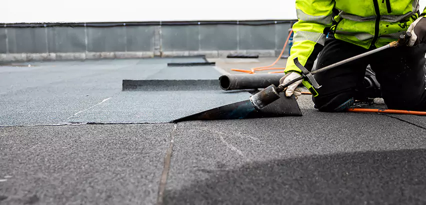 Residential Flat Roof Repair in Woodridge