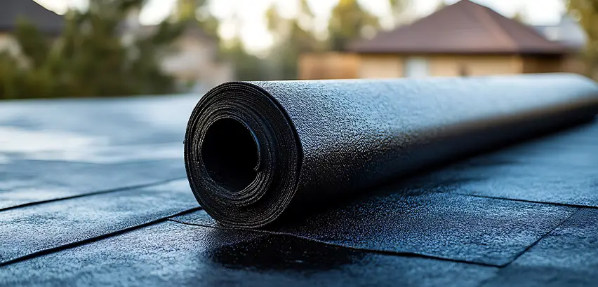 Rubber Flat Roof Replacement in Woodridge