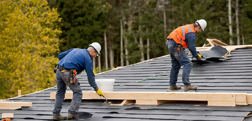Garage Felt Roof Replacement in Woodridge