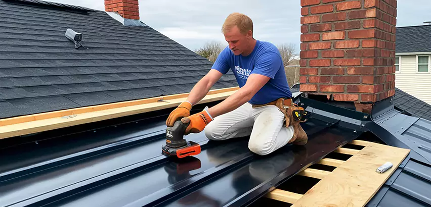 Metal Barn Roof Replacement in Woodridge