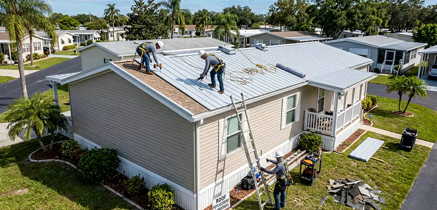 Mobile Home Metal Roof Replacement in Woodridge