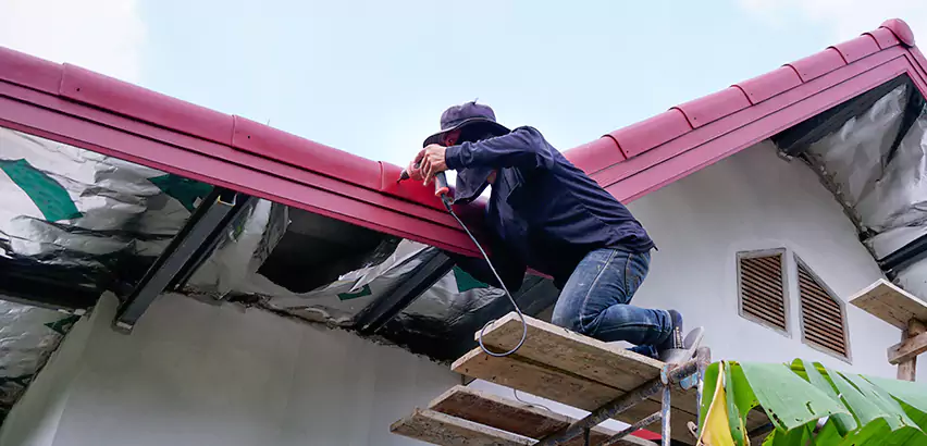 Residential Wind Damage Roof Repair in Woodridge